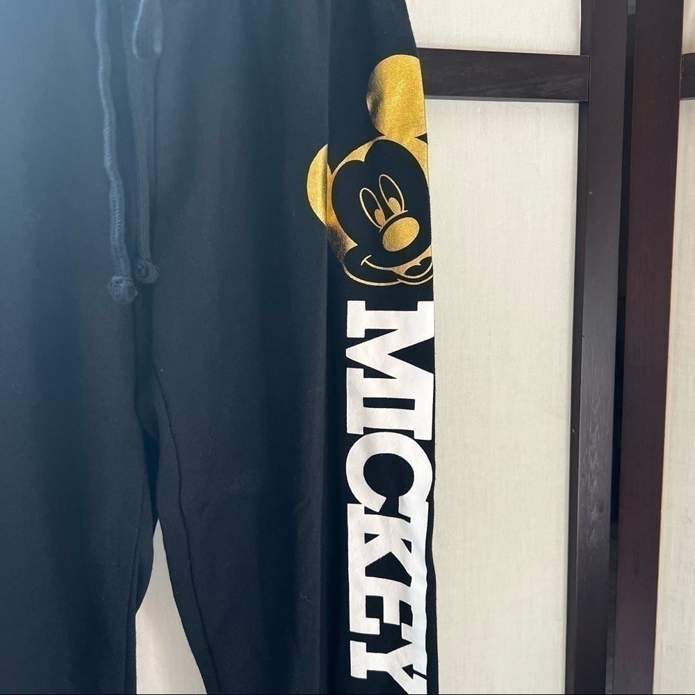 DISNEY Mickey Mouse Black Joggers Sweatpants Unisex Size S 3/5 CH 3/5 - Picture 8 of 10